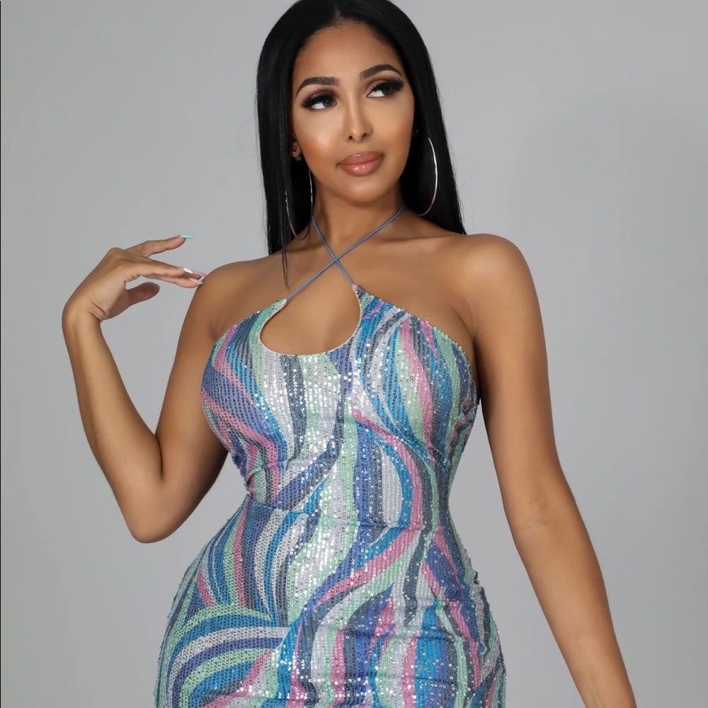 Shimmer Me Dress